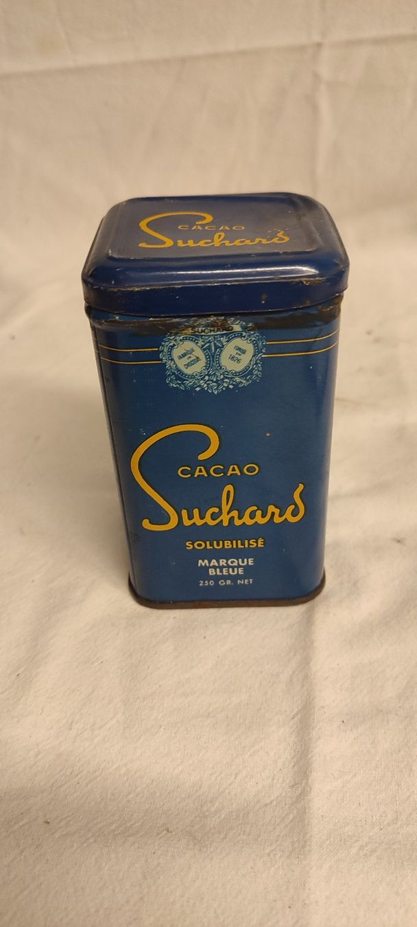 Suchard Barattoli: Wunderschöne alte Blechdose von SUCHARD CACAO 13cm – Usato da Gelterkinden venduto da MYSTOREFORYOU4460 1