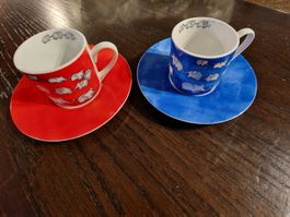 2 Mocca- / Espressotassen von Könitz