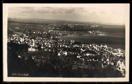 AK Rorschach, Panoramaansicht am See