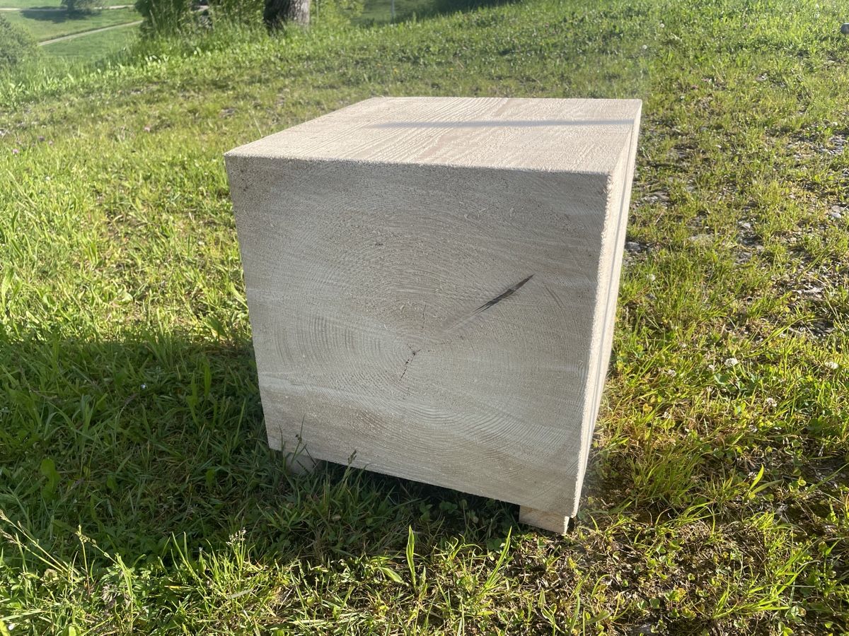 Sgabelli: Hocker / Stuhl aus vollem Holz – Usato da Au TG venduto da and_k8st