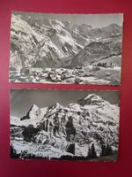 2 X alte AK: Mürren Berner Oberland im Winter - 1940er Jahre