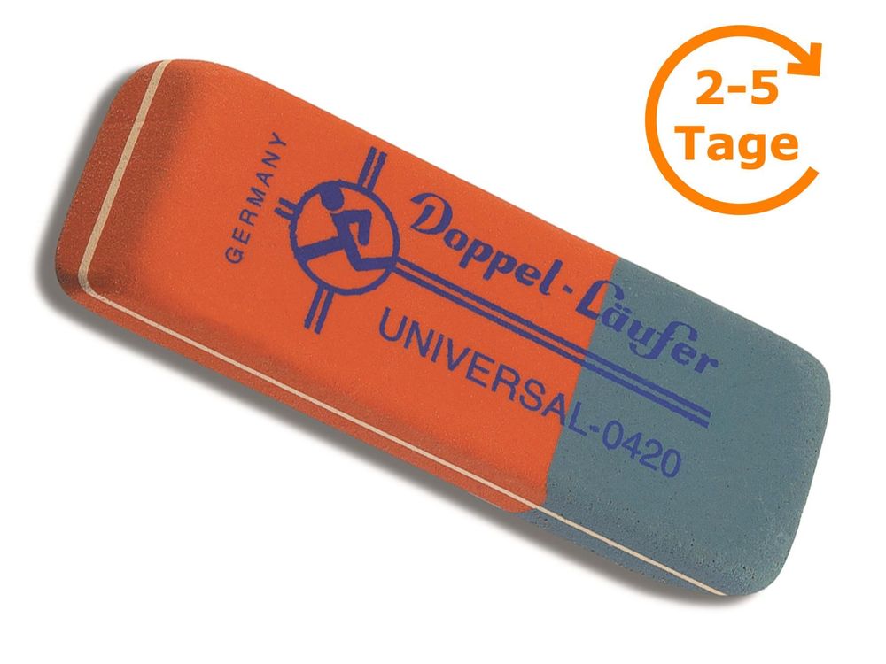 Gomma Per Cancellare DONAU Morbida E Precisa, Perfetta Per Matite E Matite Colorate, 41x21x11mm, Confezione Singola - 2