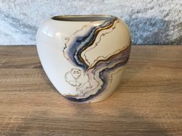 Blumenvase handbemalt