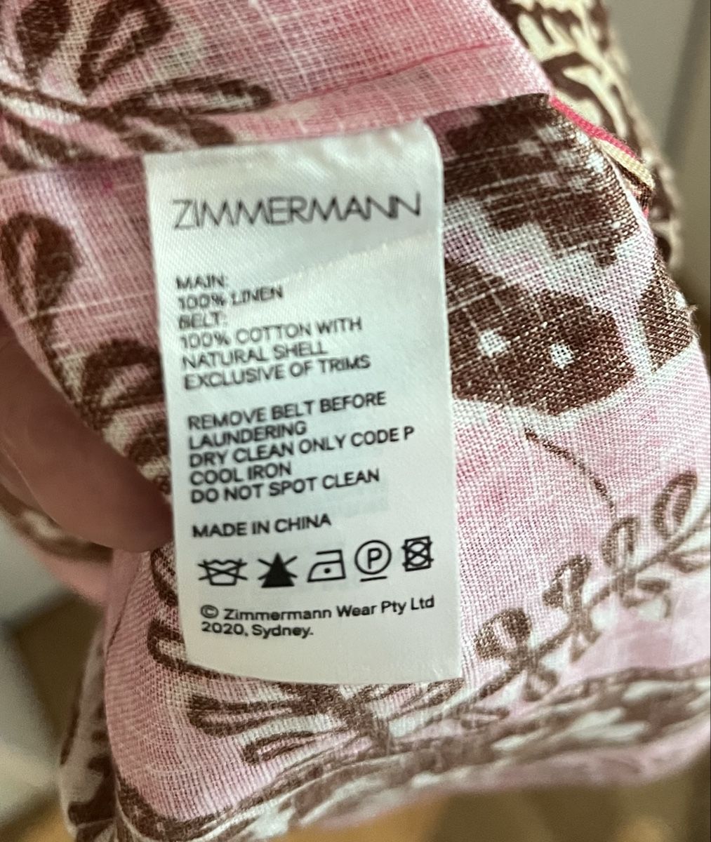 Zimmermann Robes: Zimmermann Kleid Leinen Gr.3 (40) – Neuf (Voir description) à Zürich par lynni1996 7