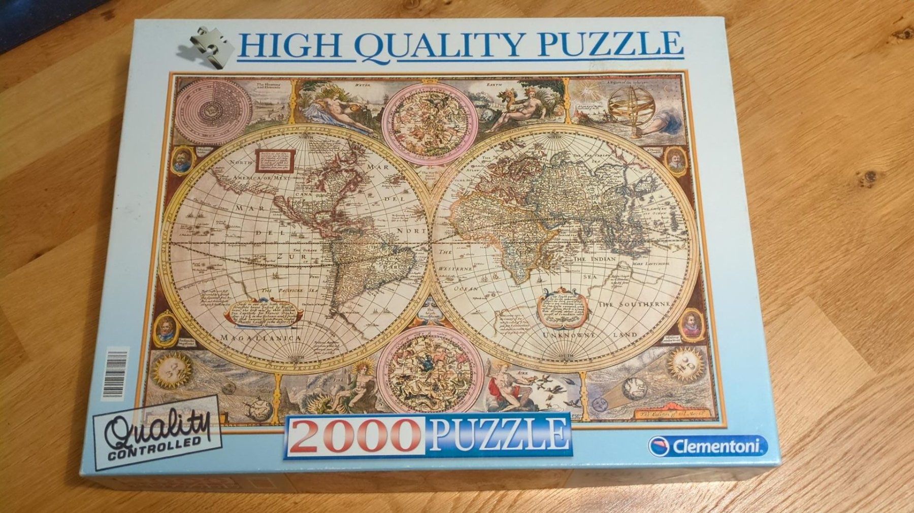 Clementoni Puzzle: Clementoni Puzzle Weltkarte 2000 Teile – Usato da Hochwald venduto da A3N.