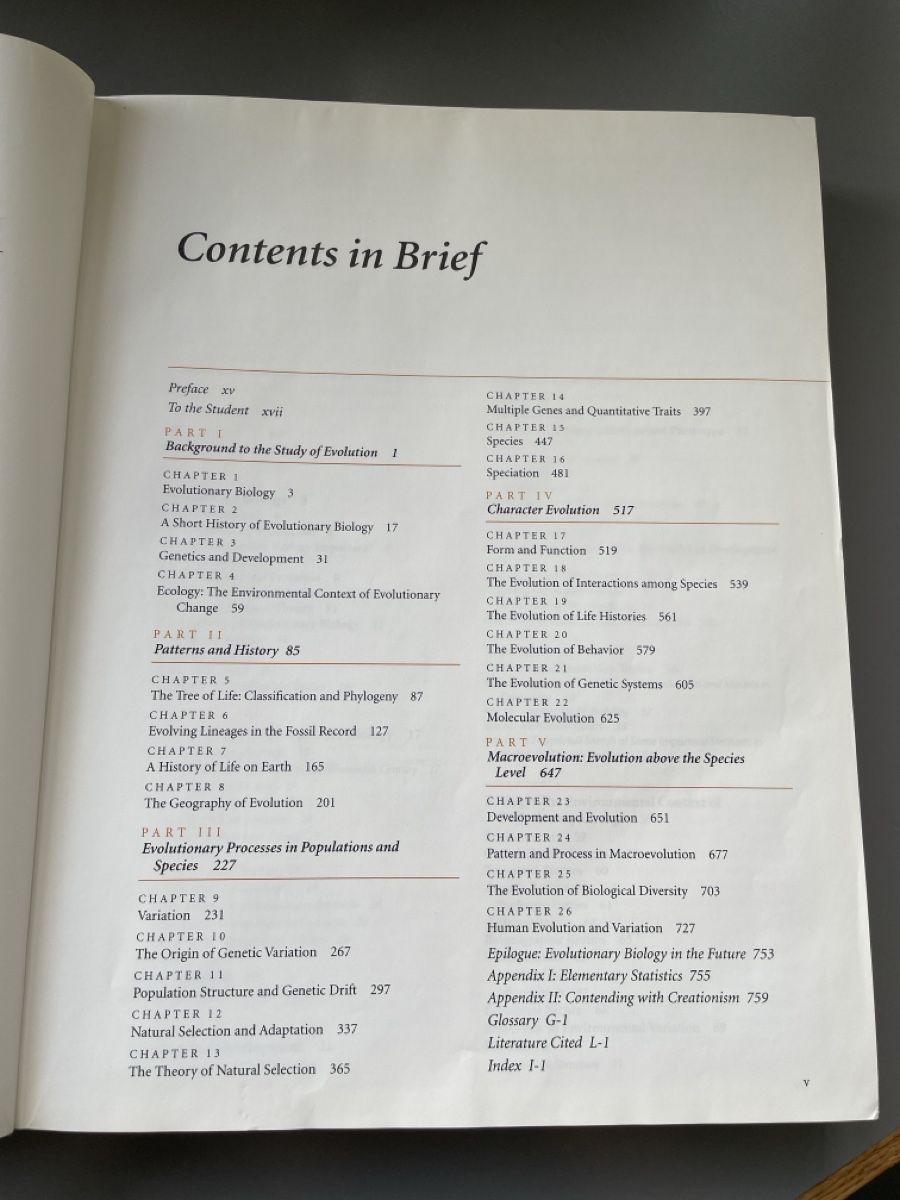 Libri: Evolutionary Biology, Futuyma, 3rd Edition – Usato da Zürich venduto da ehupp 5