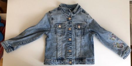Jeansjacke für Mädchen, Grösse 110