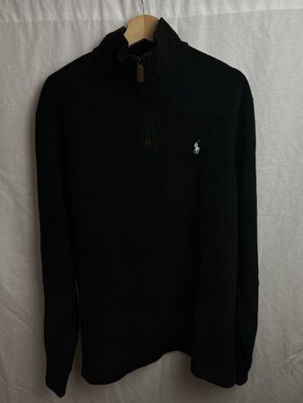 Quarter zip Ralph Lauren noir taille L