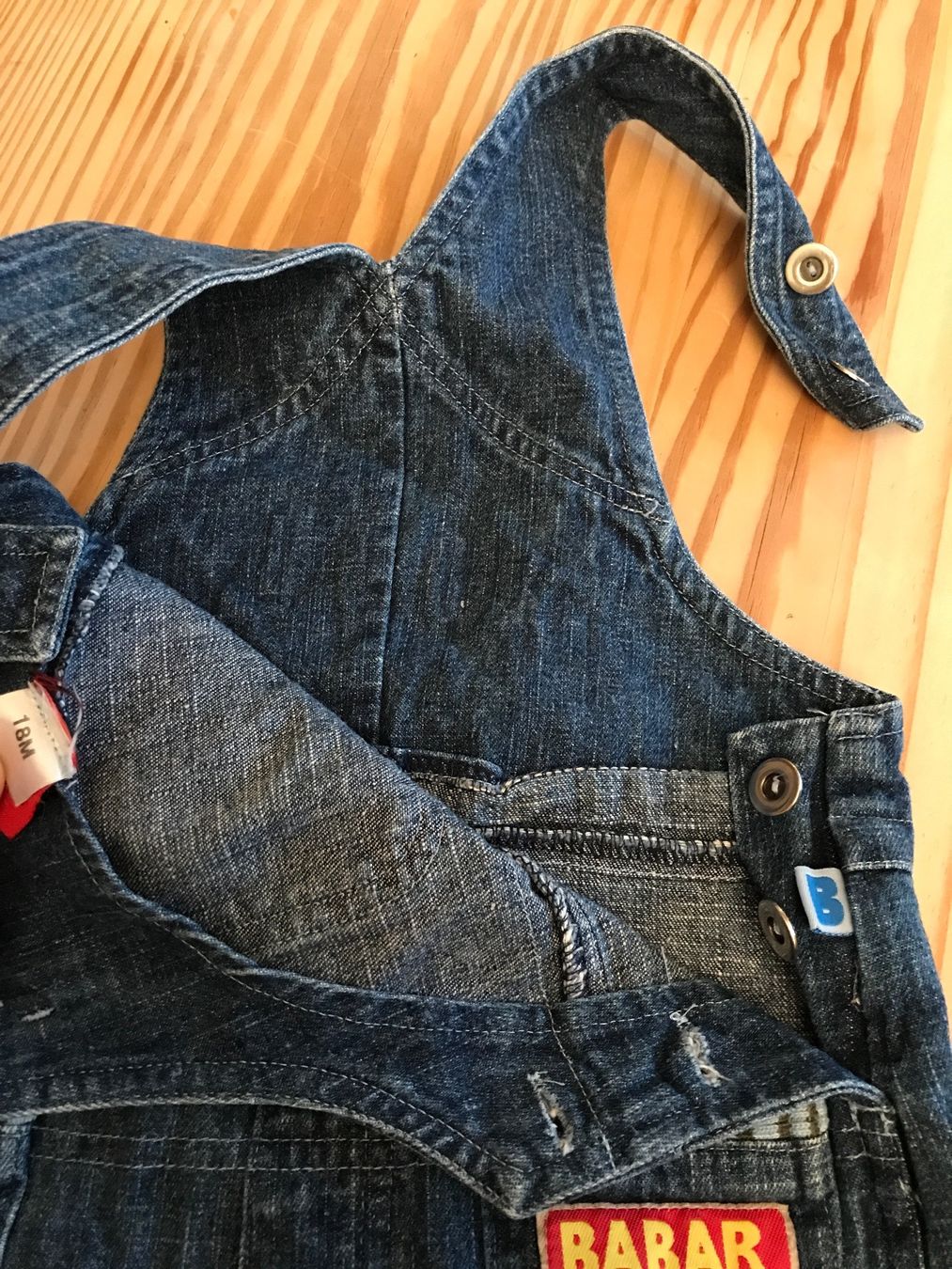Jeans: Vêtement 18 mois, salopette – Nuovo (secondo la descrizione) da Châtelaine venduto da Mariabella 3