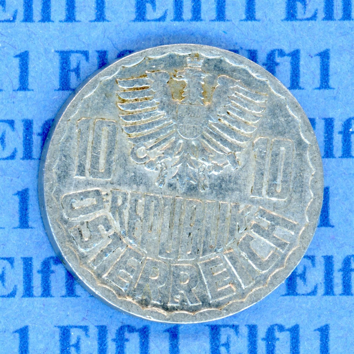 Tutti le monete: ATS___0.10 1966 ss 10 Groschen – Usato da Widnau venduto da Elf11 1