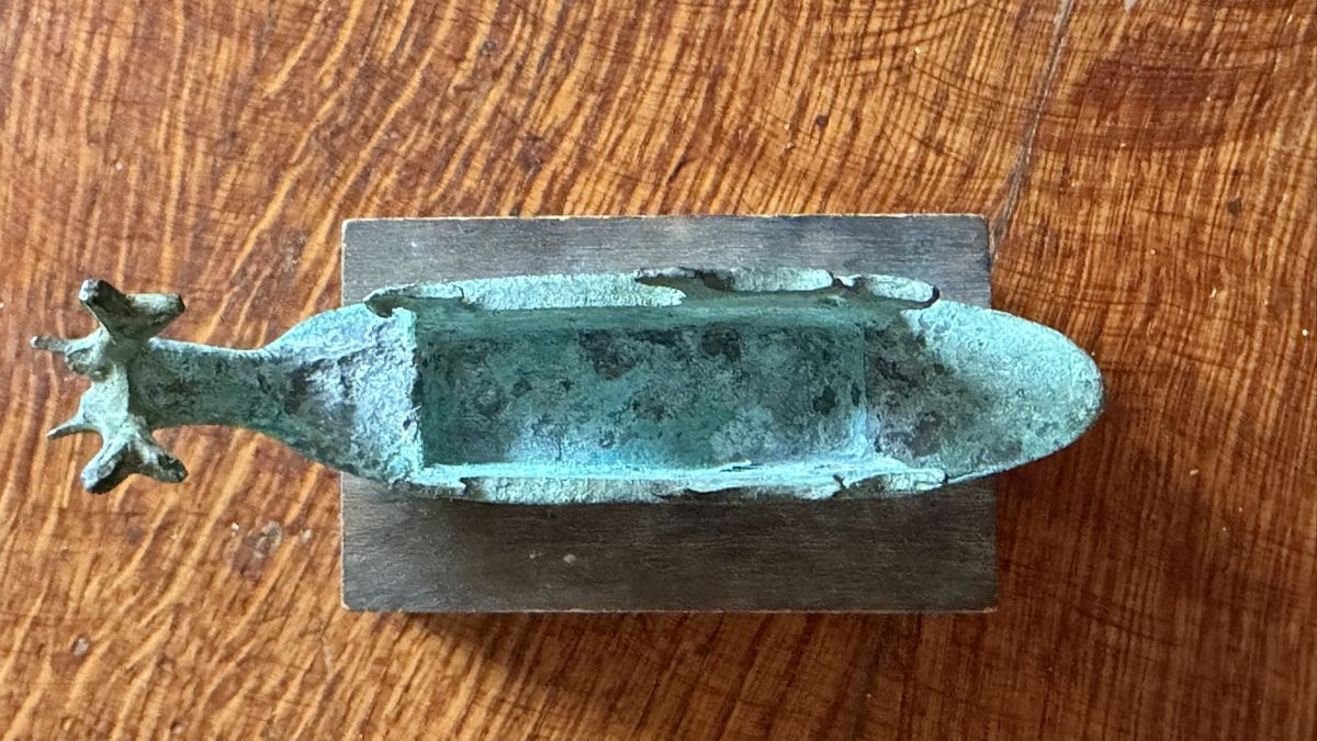 Skulpturen & Statuen: Bronze Schiff Sardinien Replik – Gebraucht aus Riedholz von Frettchen63 5