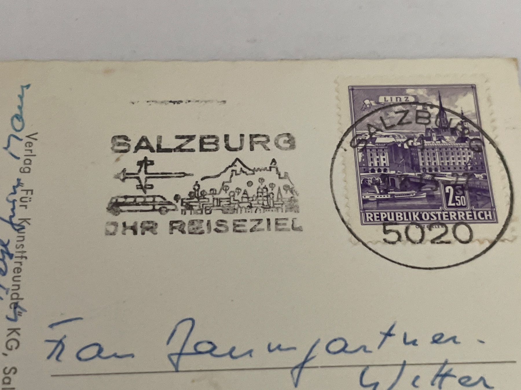 Ansichtskarten: Ansichtskarte Bild von Salzburg – Gebraucht aus St. Gallen von Gallus8 2