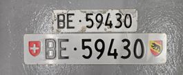 Kontrollschild BE 59430