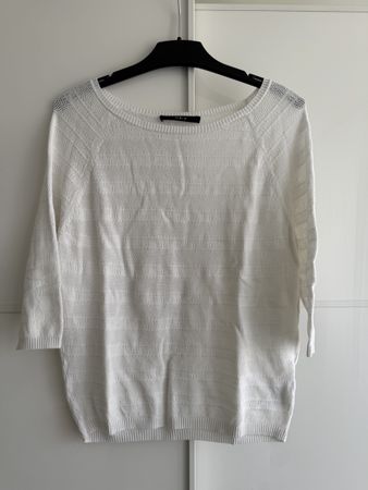 SET Feinstrickpullover, Gr. 34, weiss, Top Zustand!