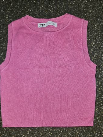 Damen Stricktop pink Grösse S Zara guter Zustand