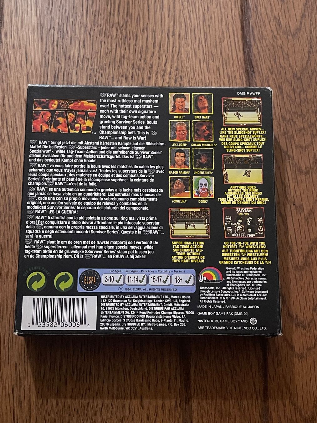 Nintendo Spiele: Game Boy Spiel WWF Raw mit OVP – Gebraucht aus Zuerich von Dorsi 6