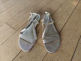 DUNE Sommer Sandalen, Gold, Gr. 39, Top Zustand!