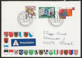 1991  Brief Tag der Briefmarke  EINSIEDELN