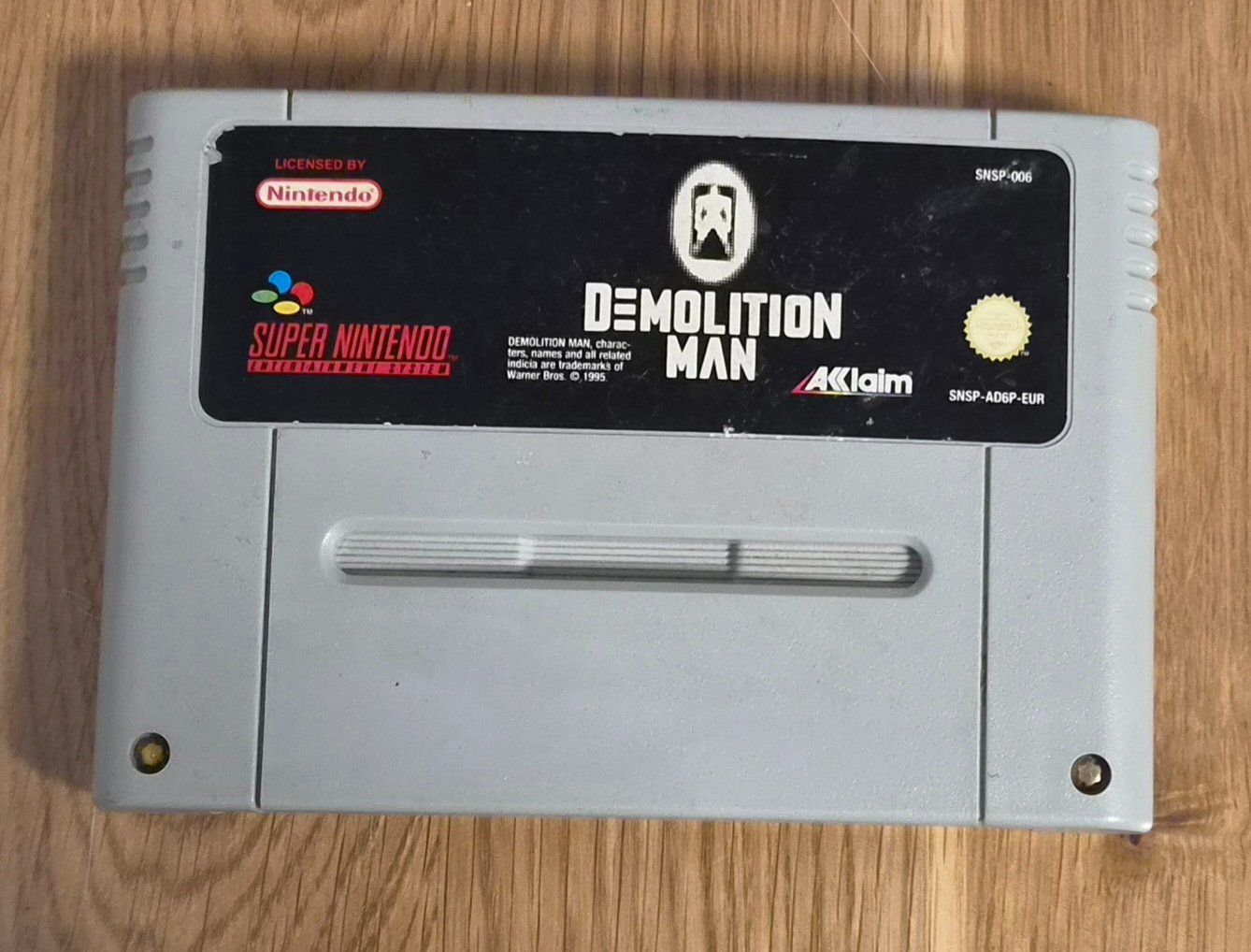 Nintendo Giochi: Snes Démolition man version black – Usato da Bouveret venduto da lagartha