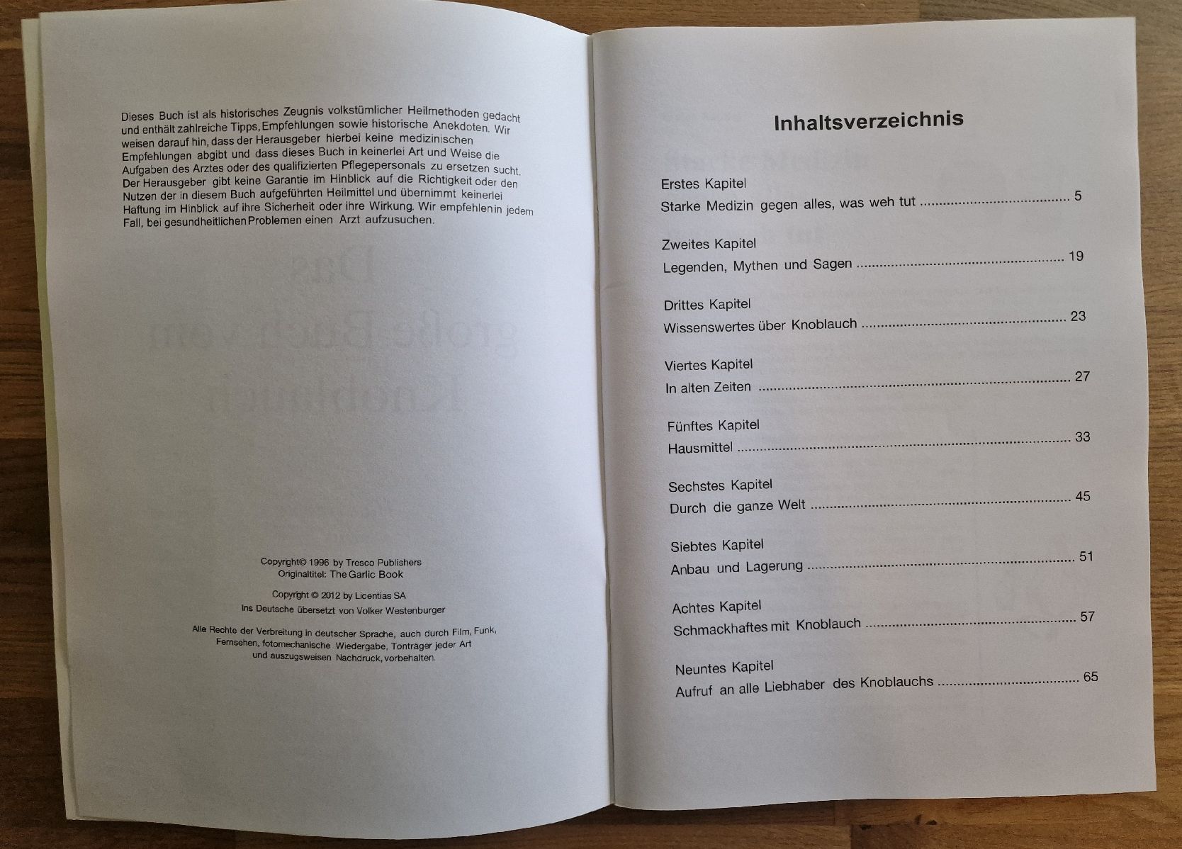 Libri: Das grosse Buch vom Knoblauch – Usato da Frutigen venduto da Maqua 1