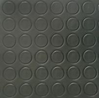 PVC Bodenbelag - Noppen schwarz - 66 m²