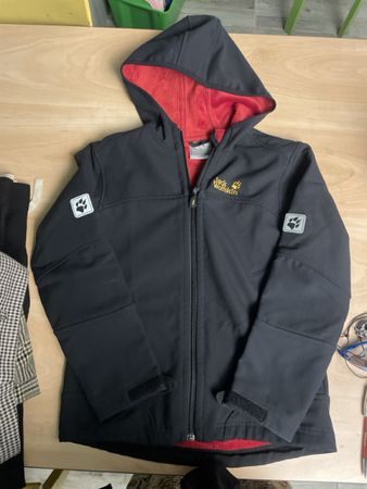 Jack Wolfskin Softshelljacke schwarz Gr.140 guter Zustand
