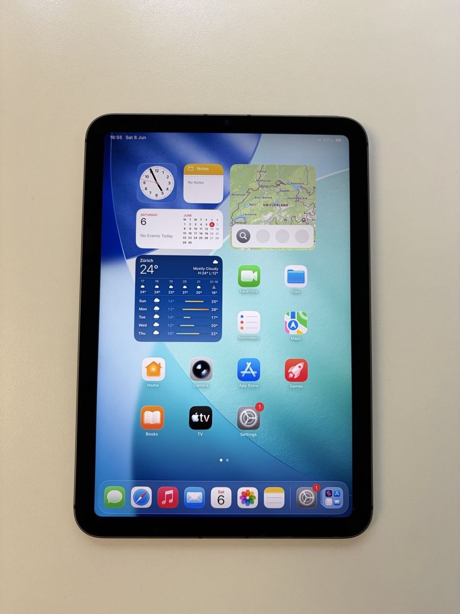 Apple Tablet PC: iPad Mini 6 64GB WiFi & Cellular Space Grey – Gebraucht aus Zürich von dan_dy2z