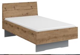 Bett 100x200cm Eichenfarbe (Abholen in Zürich!)
