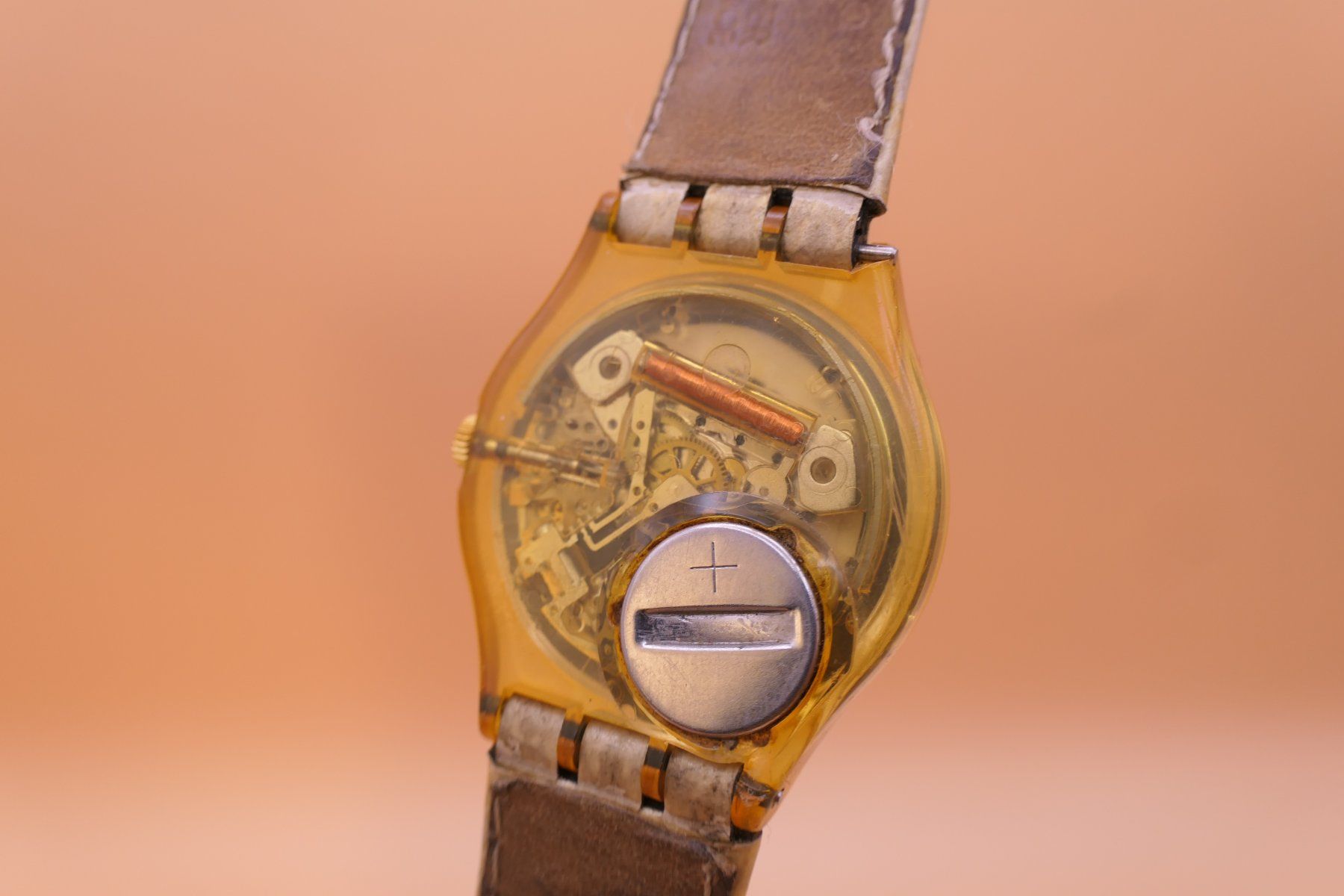 Swatch Uhren: Swatch Gent "Feathers" GK403, 1994, neue Batterie – Gebraucht aus Thun von CHRONOTIKA 4