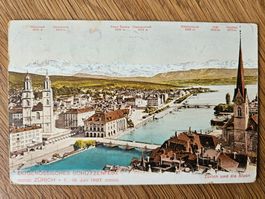 PK Schützenfest Zürich 1907 offiz. Festpostkarte