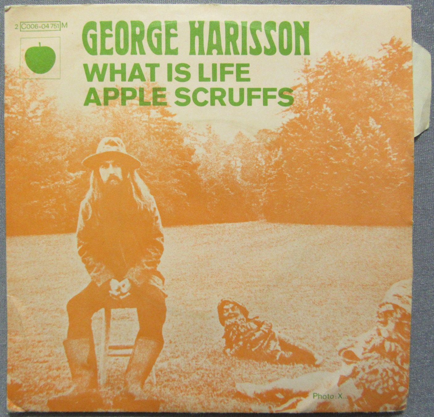 Dischi in vinile: George Harrisson - What is Life - Single von 1971 – Usato da Auenstein venduto da Padabimbim