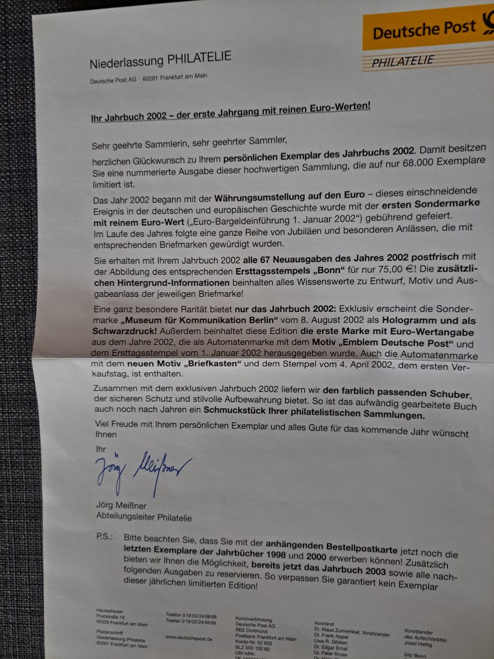 Tutti i francobolli: Philatelie – Nuovo (secondo la descrizione) da Wettingen venduto da geo_7yn7 5