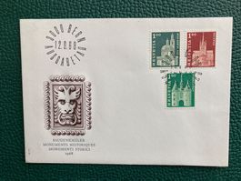 FDC Baudenkmäler III vom 12.9.1968