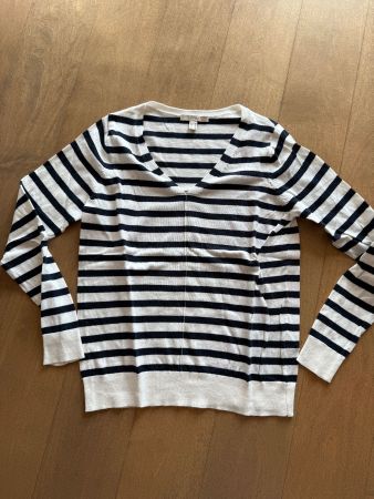 ESPRIT - schwarz-weiss gestreifter Sommerpulli Gr. XS