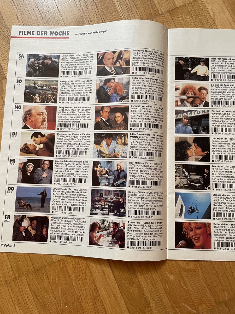Riviste & Magazine: TVplus TV Programm von 1993 – Nuovo (secondo la descrizione) da Davos Monstein venduto da pendragon79 1