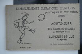 FRANCE 1920 - Etablissement climatique Enfants Livret 20 CPA