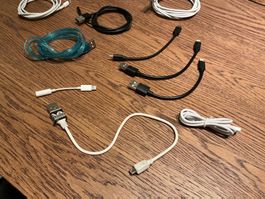 Div. USB Lightning Kabel
