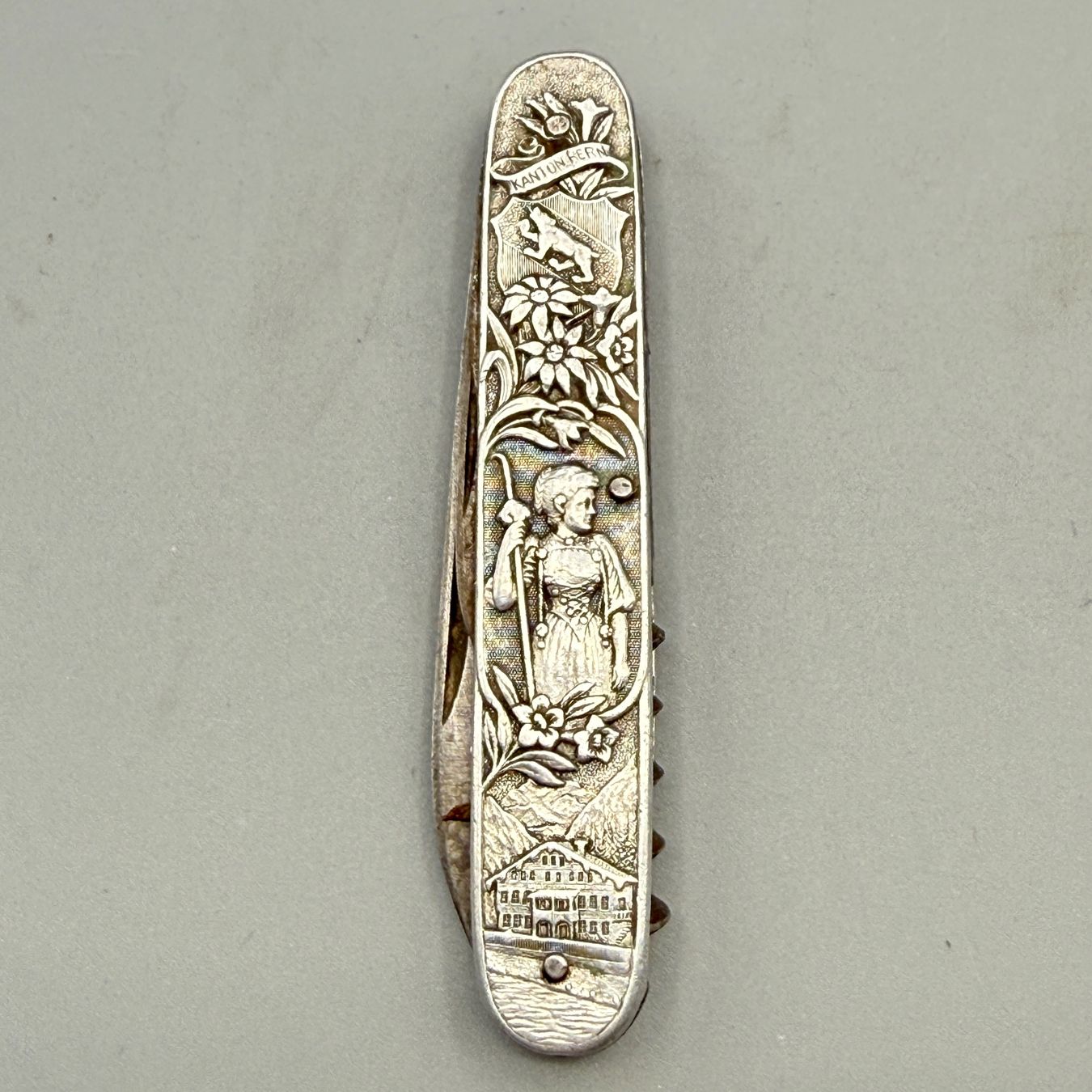 Solingen Taschenmesser: Altes Sackmesser Kanton Bern Omega Solingen – Gebraucht aus Ueberstorf von Brocandi