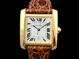 Cartier Tank Francaise Uhr Automatic 18k GG 28mm *U1318