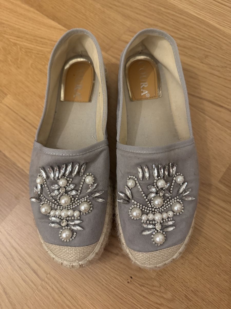 Scarpe da donna: Espadrilles, grau, Grösse 40 – Nuovo (secondo la descrizione) da Luzern venduto da emm_nw8g 1