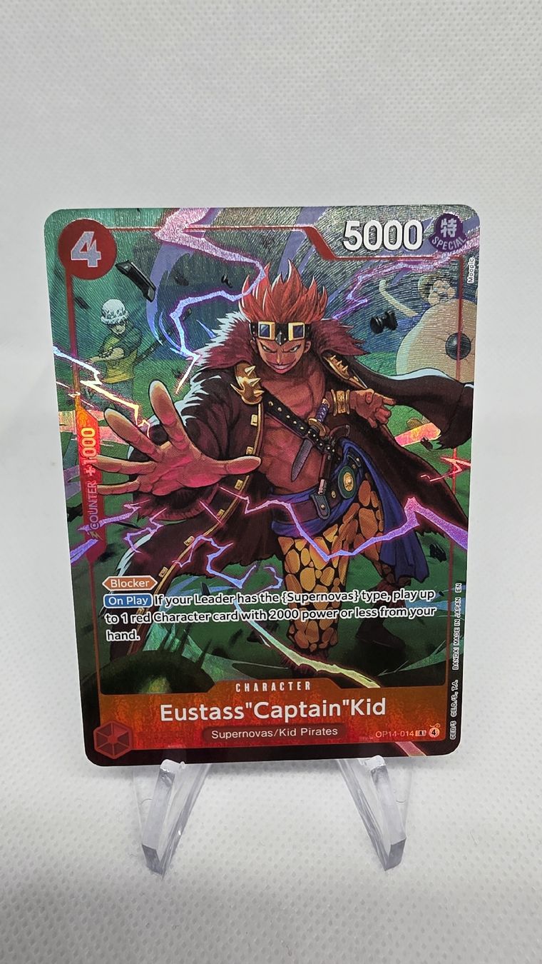Bandai Sammelbilder & Trading cards: One Piece Card Game Eustass Captain Kid OP14-014 – Neu (gemäss Beschreibung) aus Sirnach von Halk_TCG