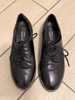 Chaussures derby noires 5th Avenue cuir souple T.36
