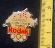 Pin Club 13 Etoiles Sion 2002 Kodak Olympische Ringe
