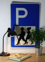 Verkehrsschild "Parkplatz Wanderer"