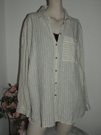 KUEHLENDE BLUSE «100% LEINEN» C&A NP 89 CHF NEU L