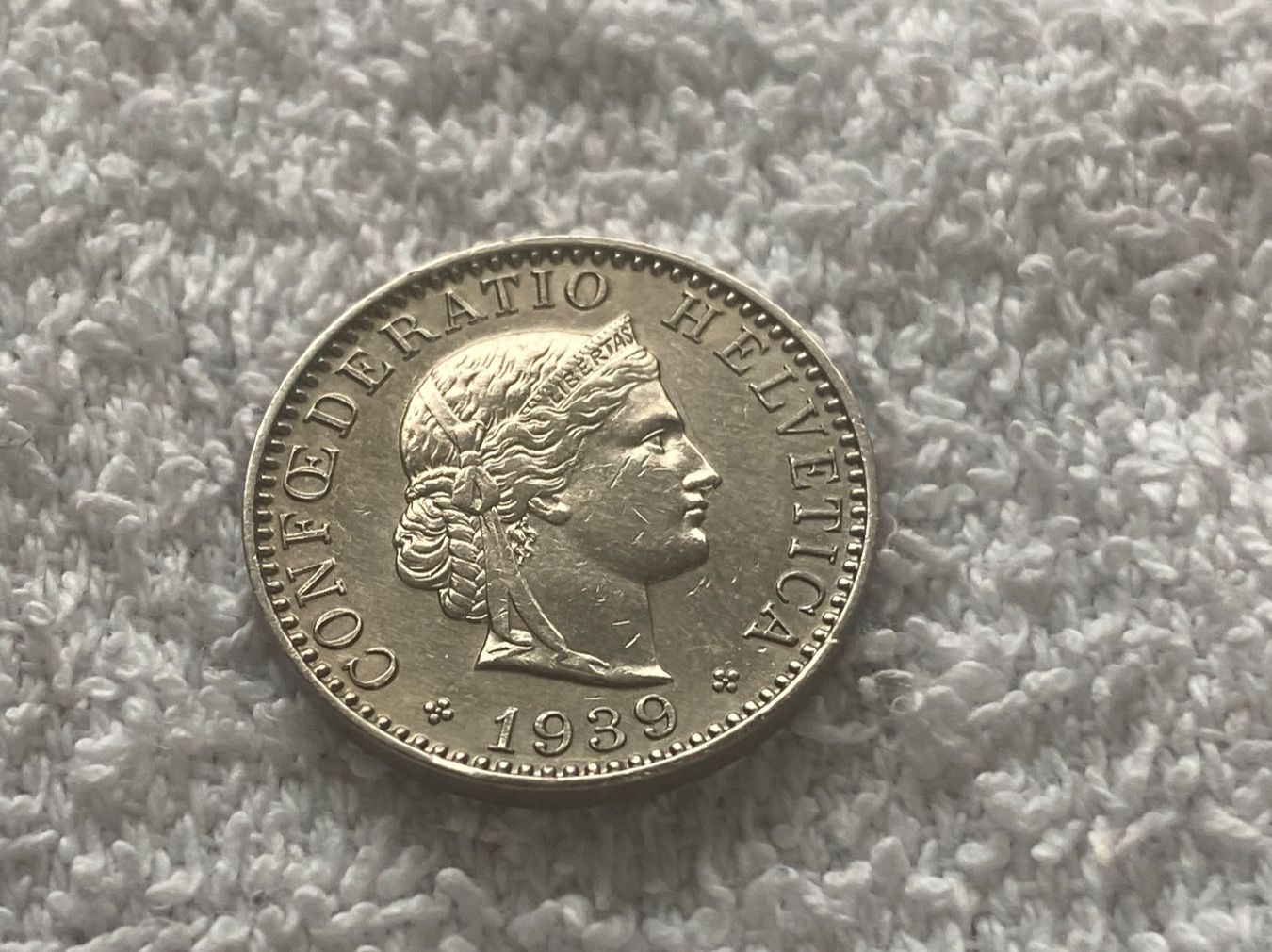 Tutti le monete: 20 centimes/rappen 1939 – Usato da Nyon venduto da Ilmi09