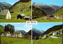 VAL MEDEL Pully und Curaglia mit dem Piz Tödi