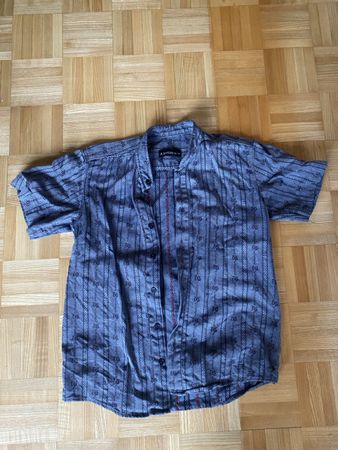 Sommerhemd Atrium Gr. 52/L Kurzarm Herrenhemd Top Zustand