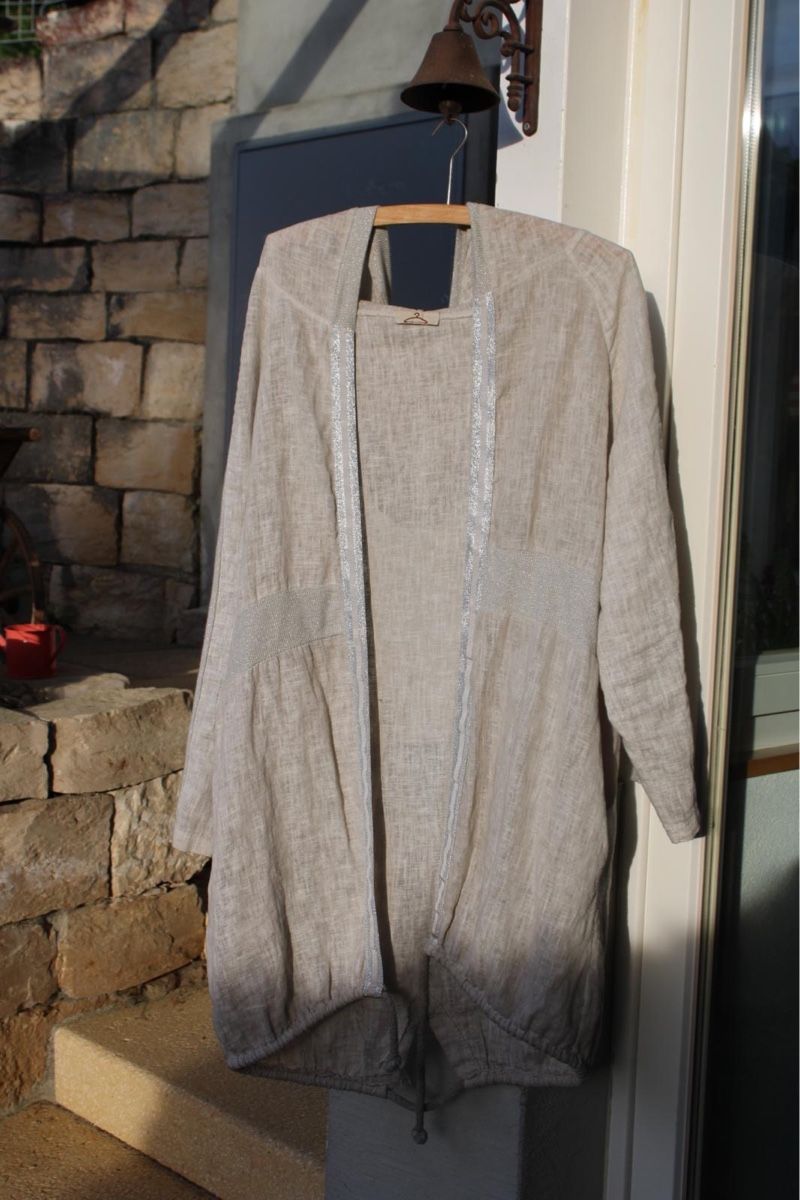 Giacche: Leichte Sommerjacke, beige, silbrig – Nuovo (secondo la descrizione) da Unterkulm venduto da Chipsi0709