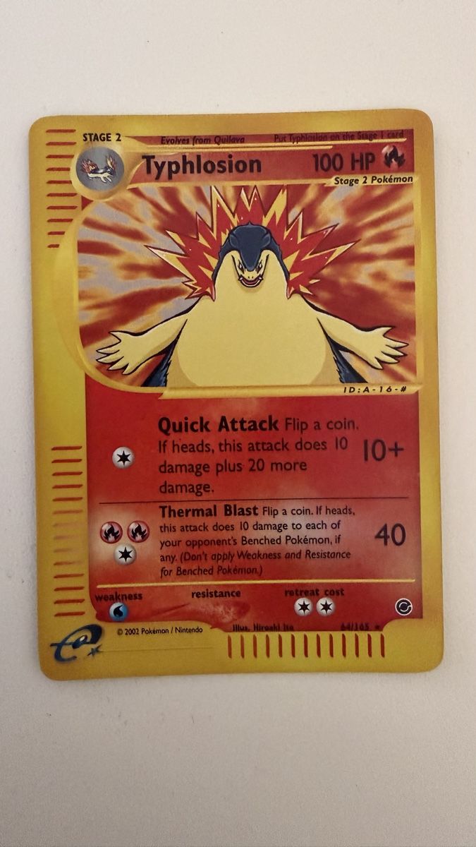 Pokémon Sammelbilder & Trading cards: Pokemon holo reverse Thyplosion – Gebraucht aus Caslano von tuning21